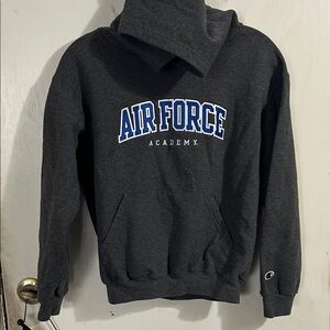 Champion Dark Gray Air Force Academy Hoodie